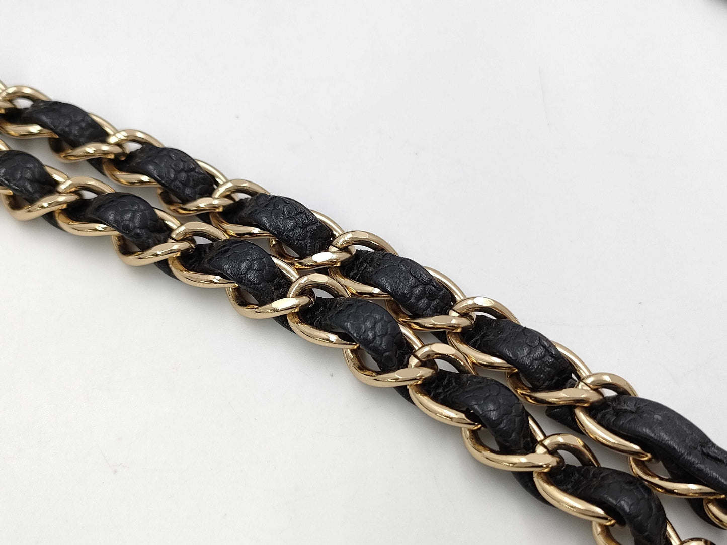 CHANEL Matelasse Caviar Skin Double Flap Double Chain Shoulder Bag, No. 8