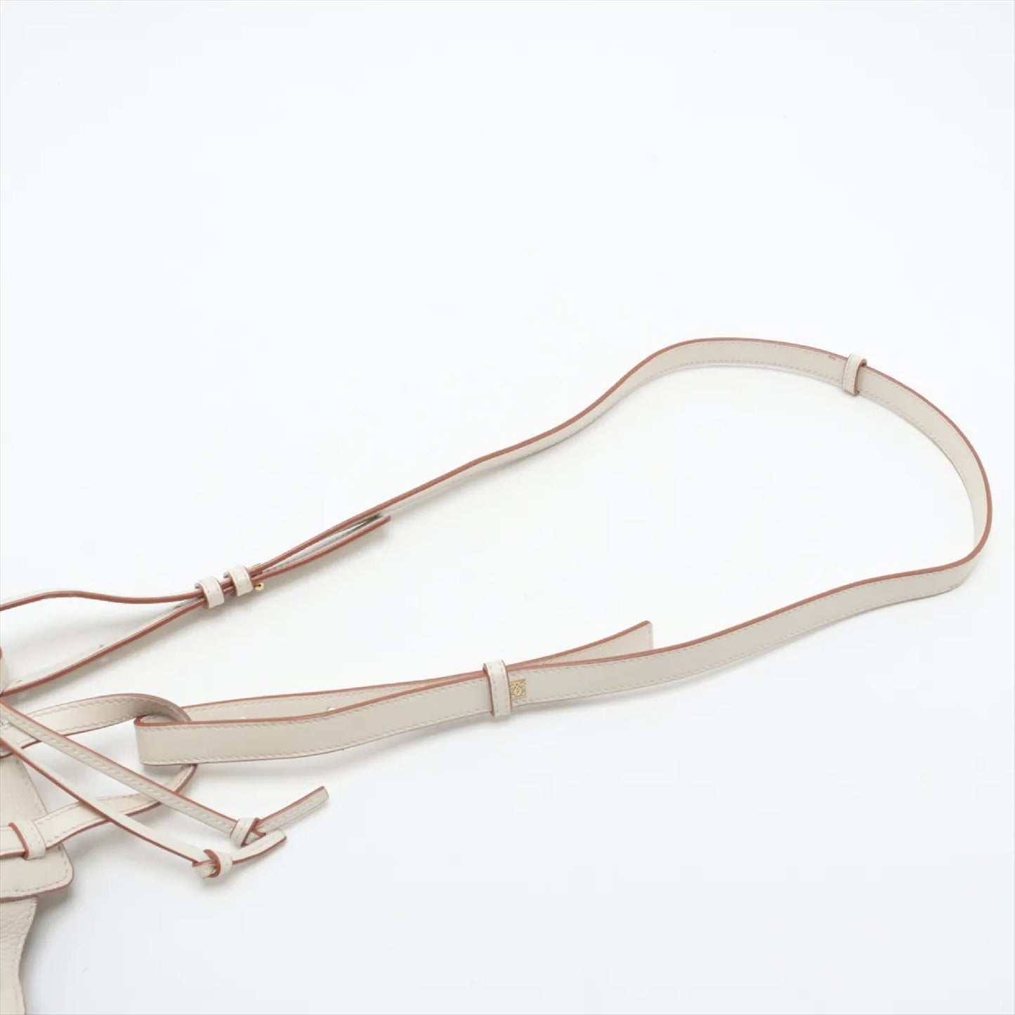 LOEWE Hammock Drawstring Mini Leather 2-Way Handbag with Dust Bag and Shoulder Bag