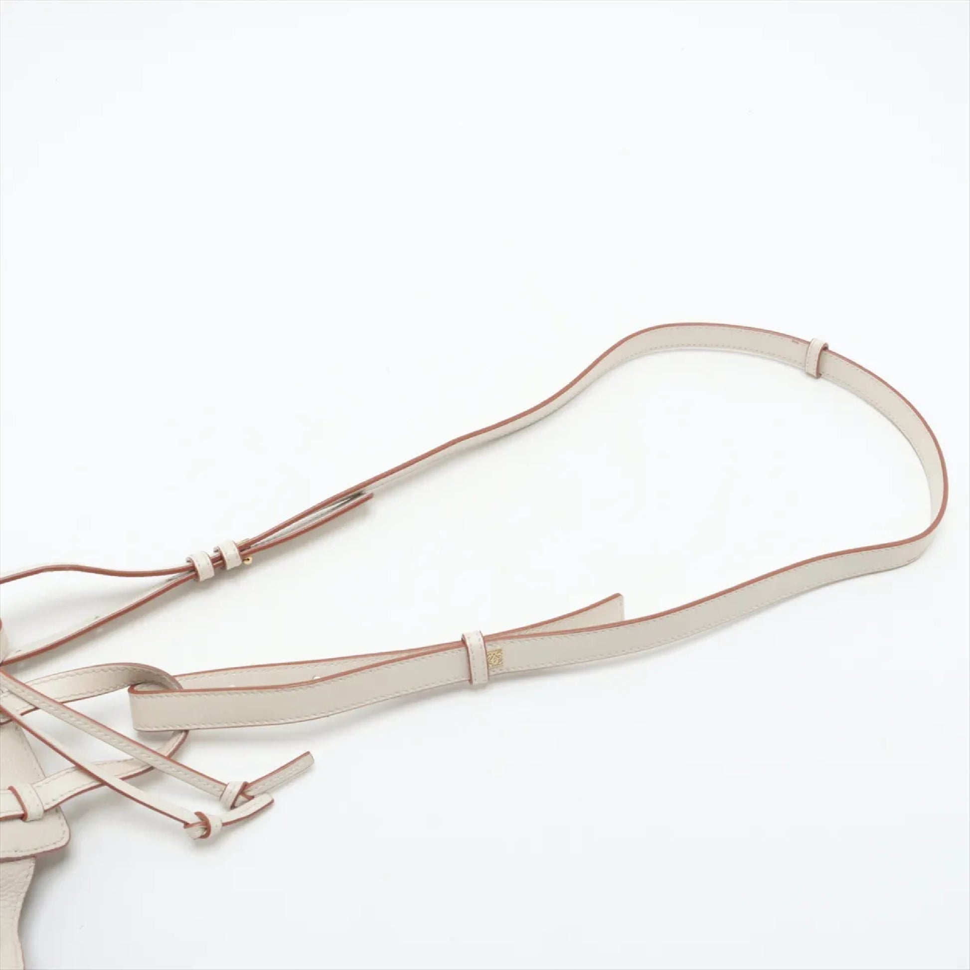 LOEWE Hammock Drawstring Mini Leather 2-Way Handbag with Dust Bag and Shoulder Bag