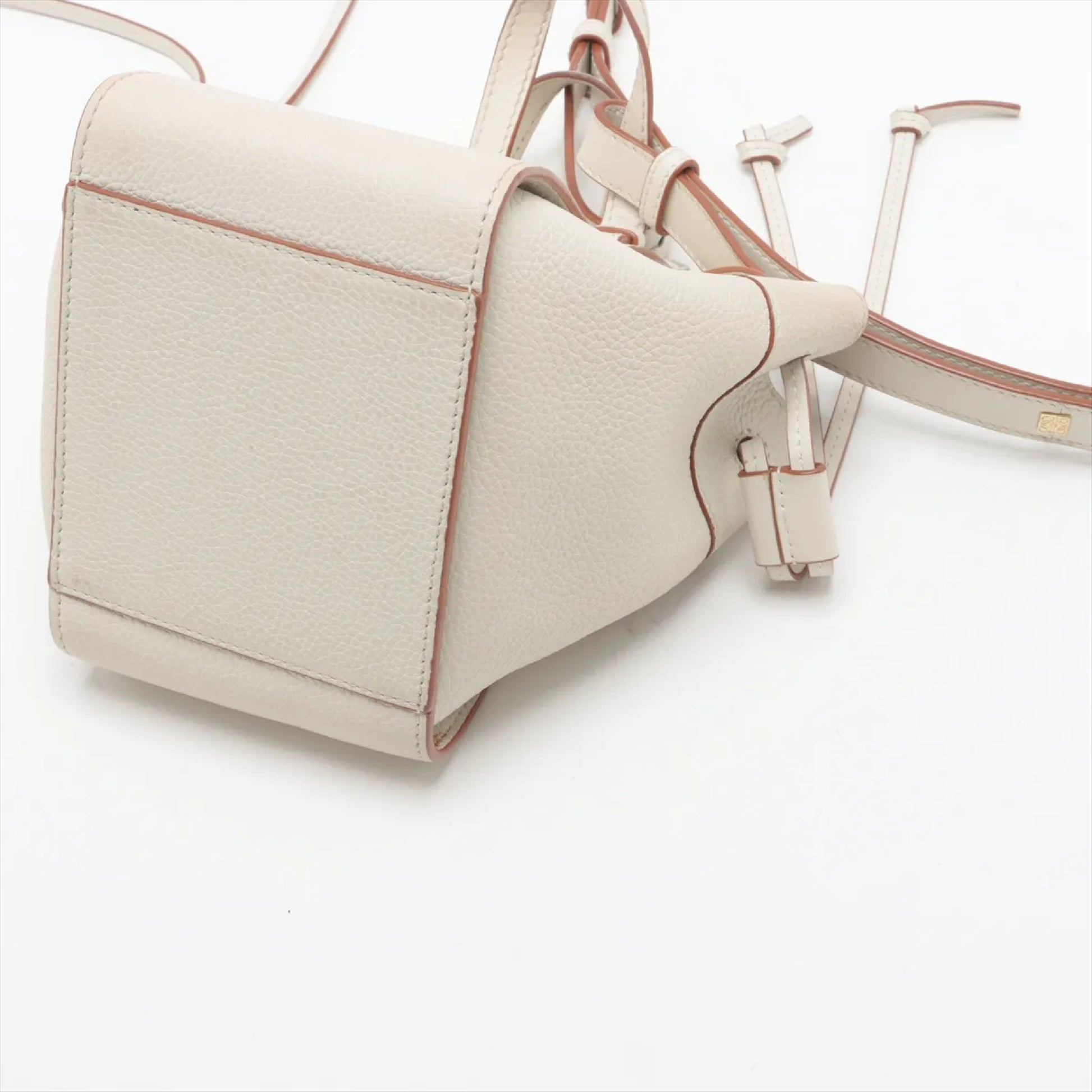 LOEWE Hammock Drawstring Mini Leather 2-Way Handbag with Dust Bag and Shoulder Bag