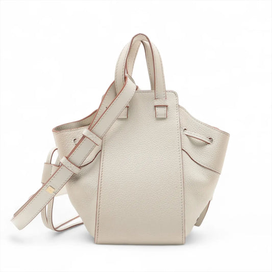 LOEWE Hammock Drawstring Mini Leather 2-Way Handbag with Dust Bag and Shoulder Bag