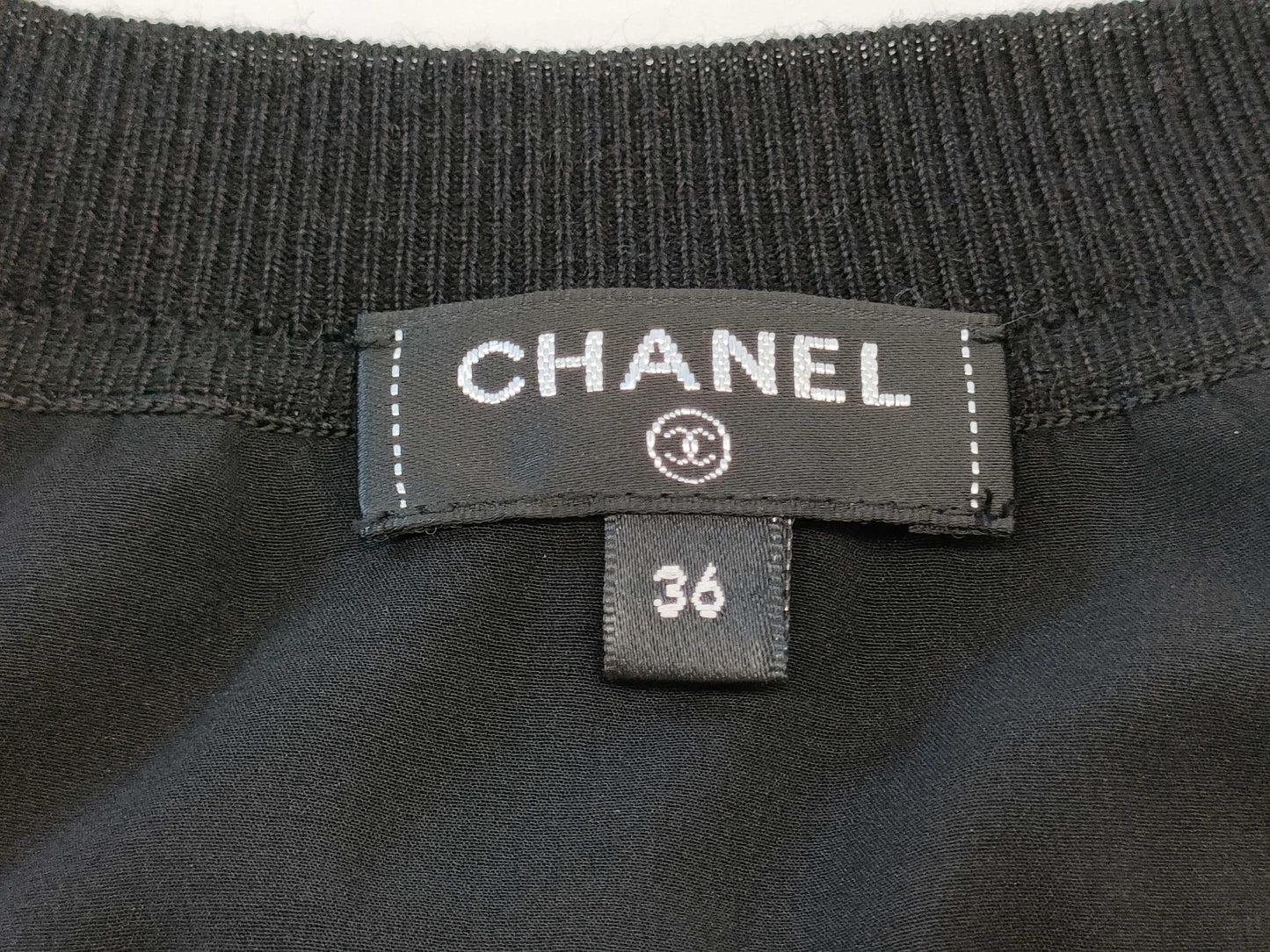 CHANEL CHANEL Coco Mark All-Over Print Dress Button Size 36 Dress