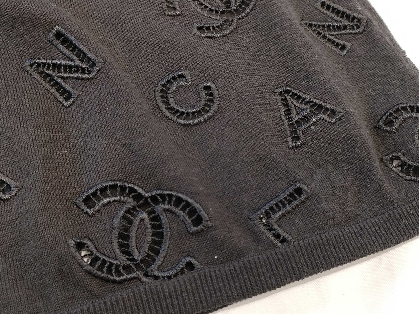 CHANEL CHANEL Coco Mark All-Over Print Dress Button Size 36 Dress