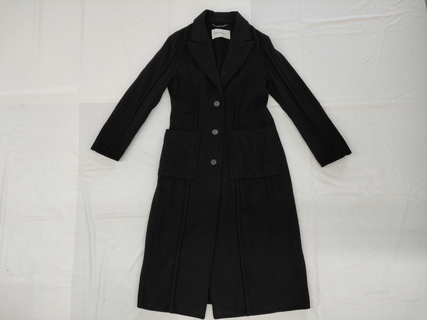 Salvatore Ferragamo cashmere coat, size 38