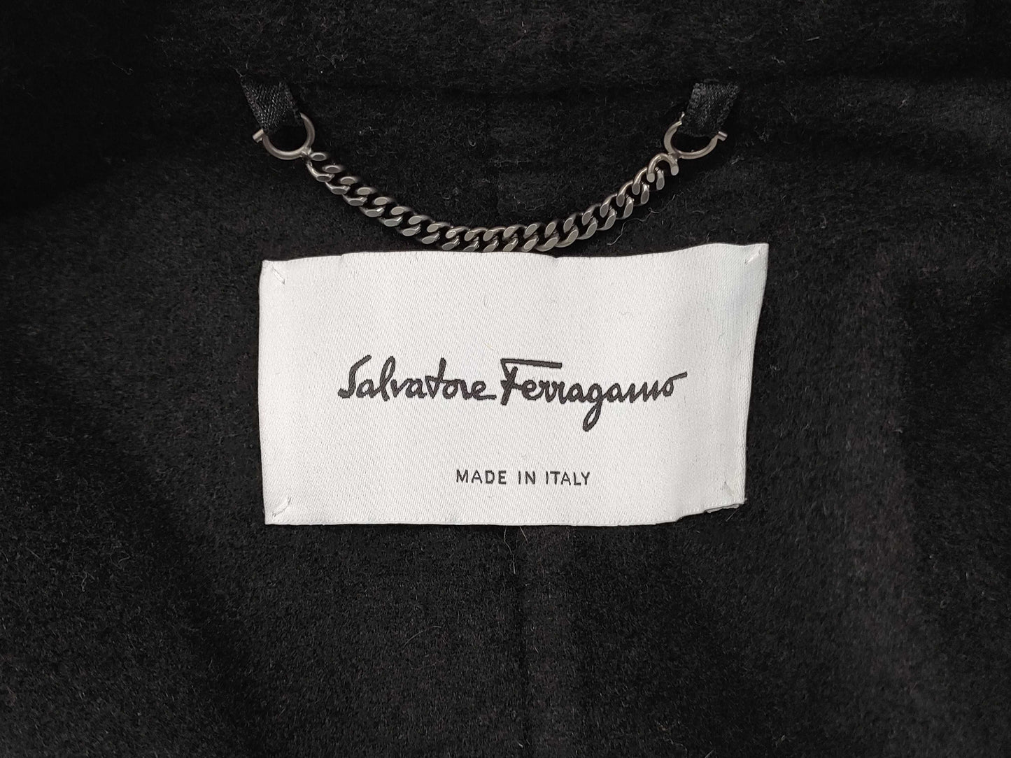 Salvatore Ferragamo cashmere coat, size 38