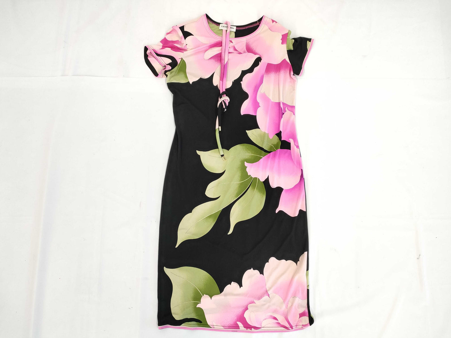 LEONARD LEONARD Belted Dress Size 46 Dress