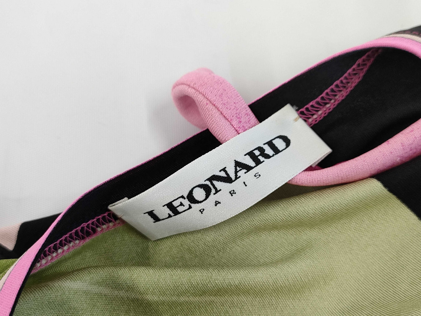LEONARD LEONARD Belted Dress Size 46 Dress