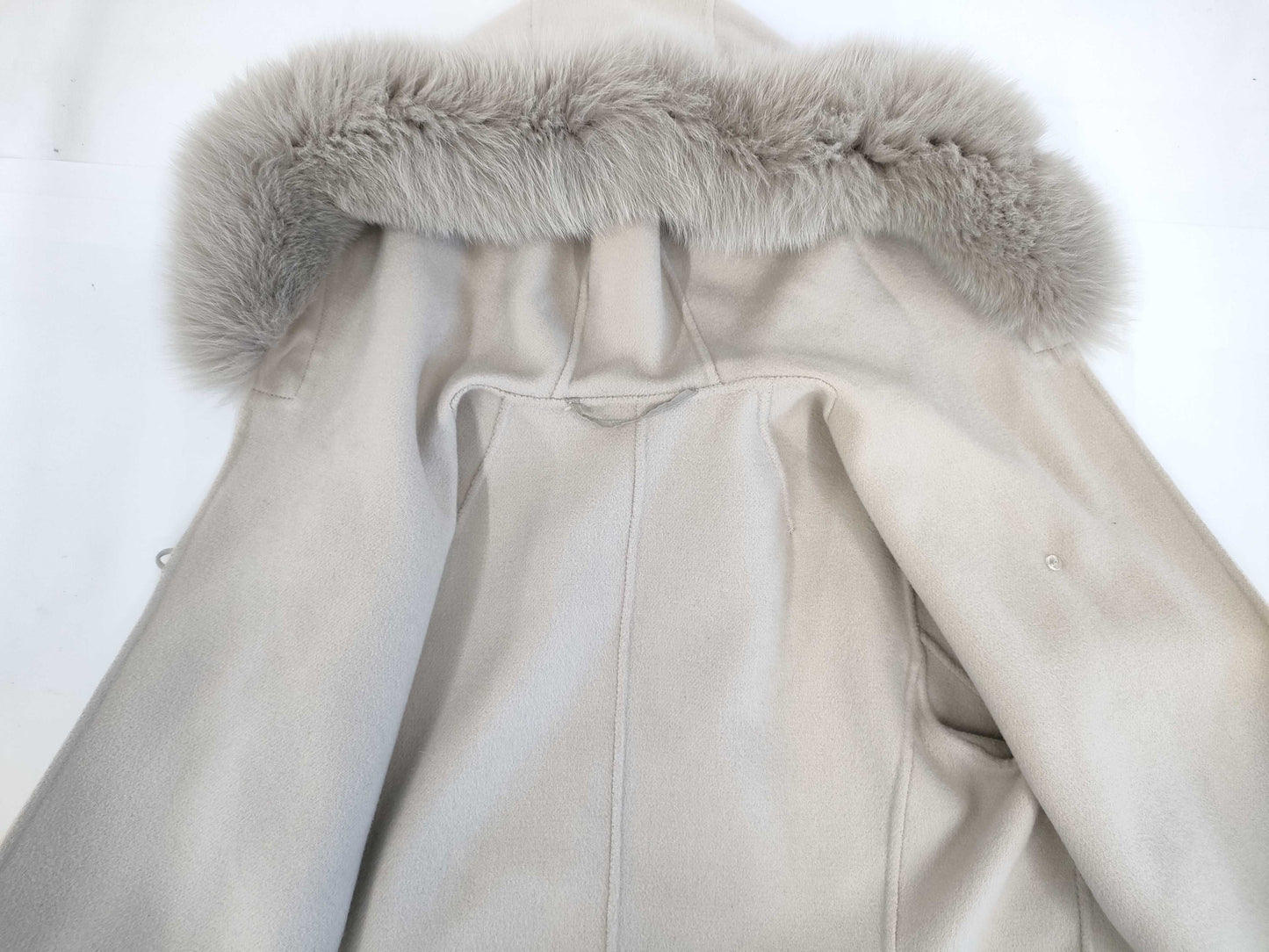 MaxMara S MAXMARA S MaxMara Hooded Coat with Belt