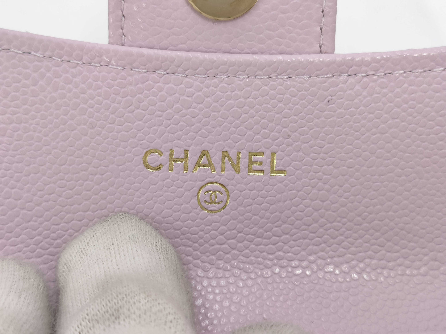 CHANEL Mini Chain Wallet Matelasse Caviar Leather Pink GD Hardware AP0238 A3U58K07 Shoulder Bag