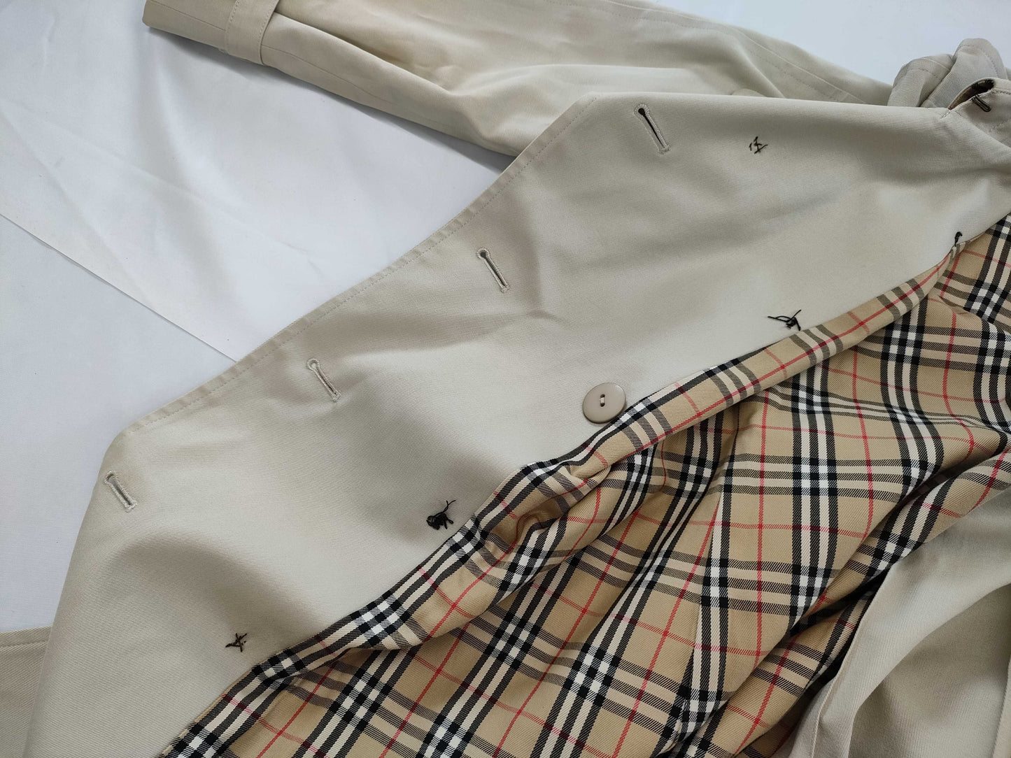 BURBERRY Blue Label Trench Coat, Beige, Size 38
