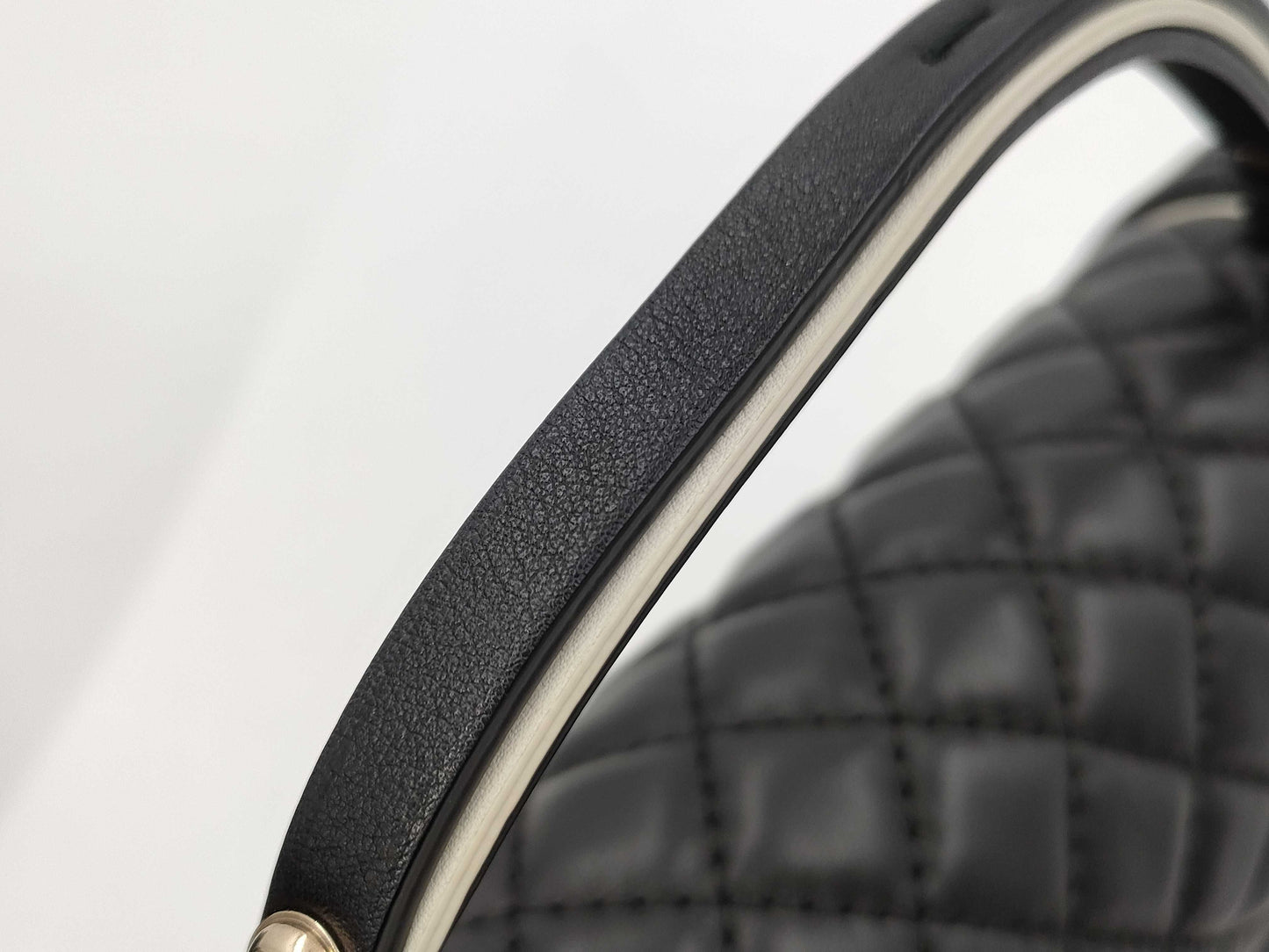 CHANEL Lambskin Boy Chain Shoulder Bag, No. 27