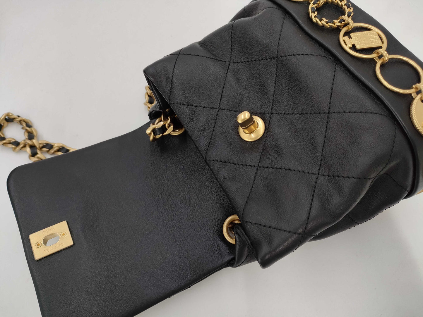 CHANEL Lambskin Backpack Rucksack