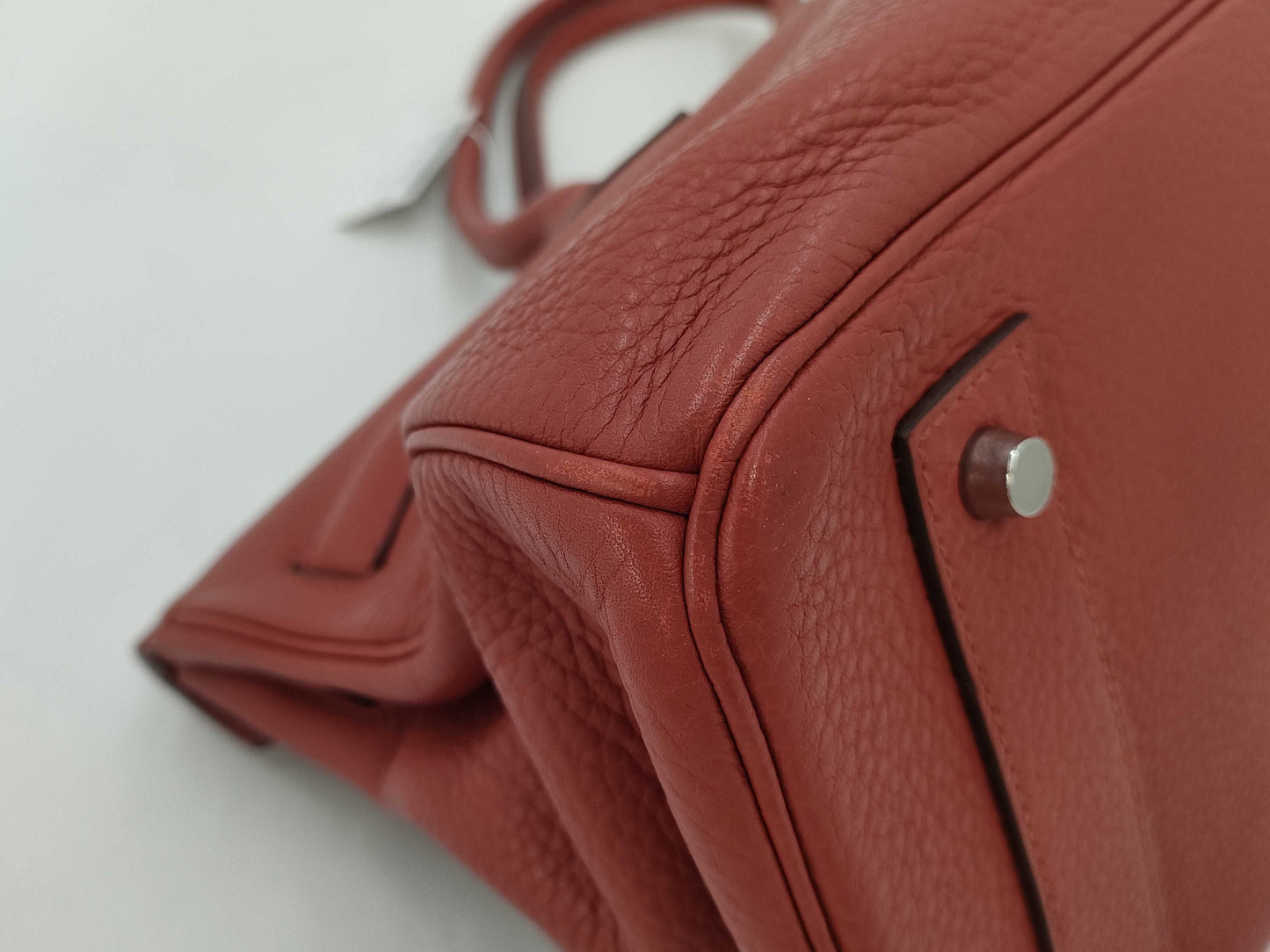 HERMES Shoulder Birkin Taurillon Shoulder Bag with M Stamp