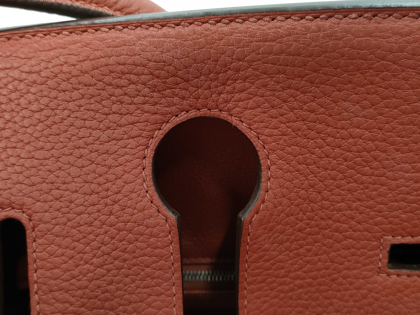 HERMES Shoulder Birkin Taurillon Shoulder Bag with M Stamp