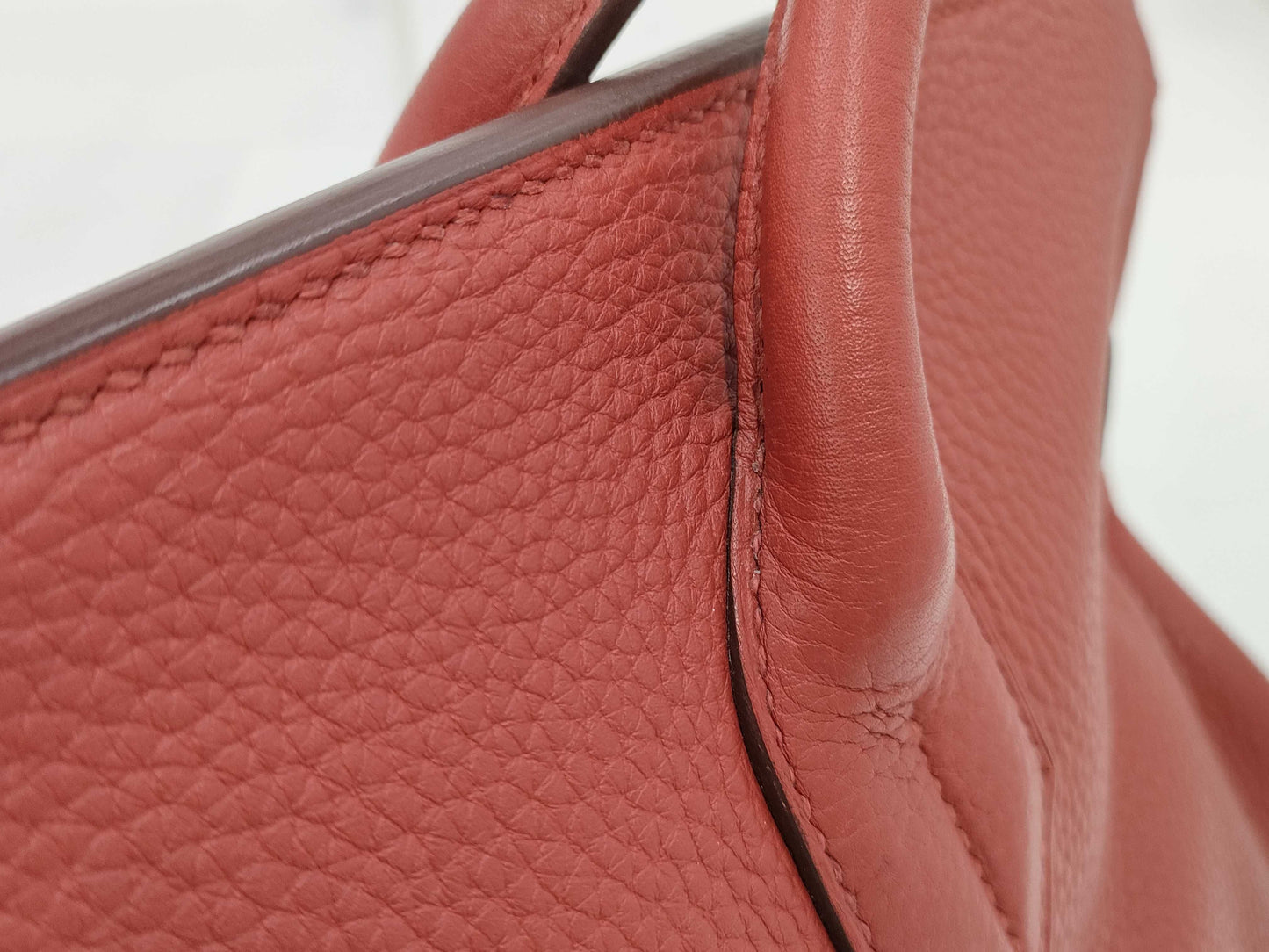 HERMES Shoulder Birkin Taurillon Shoulder Bag with M Stamp