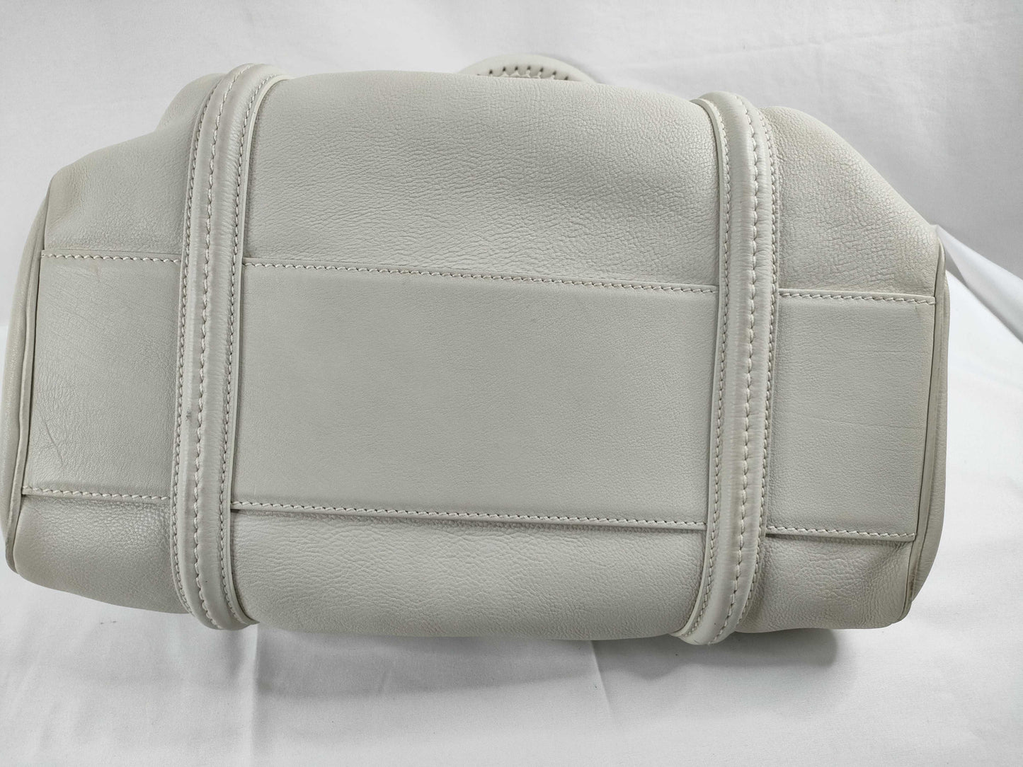 Dior Leather Hand Ivory Handbag