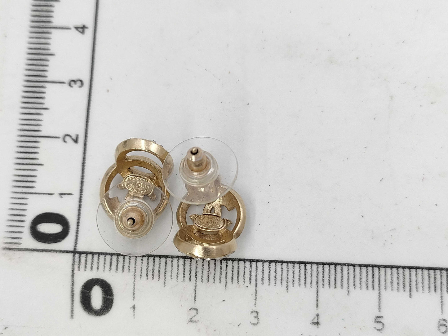 CHANEL Stone Earrings