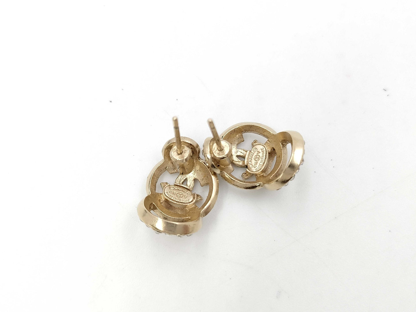 CHANEL Stone Earrings