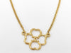 CHANEL Clover Coco Mark Necklace