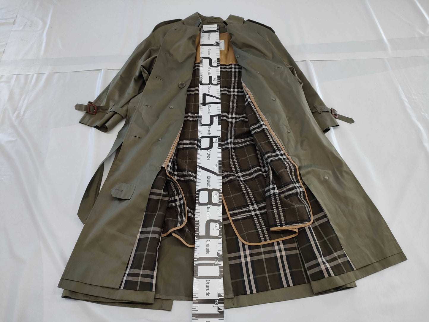 BURBERRY Women's Long Trench Coat with Belt and Liner, 9AR