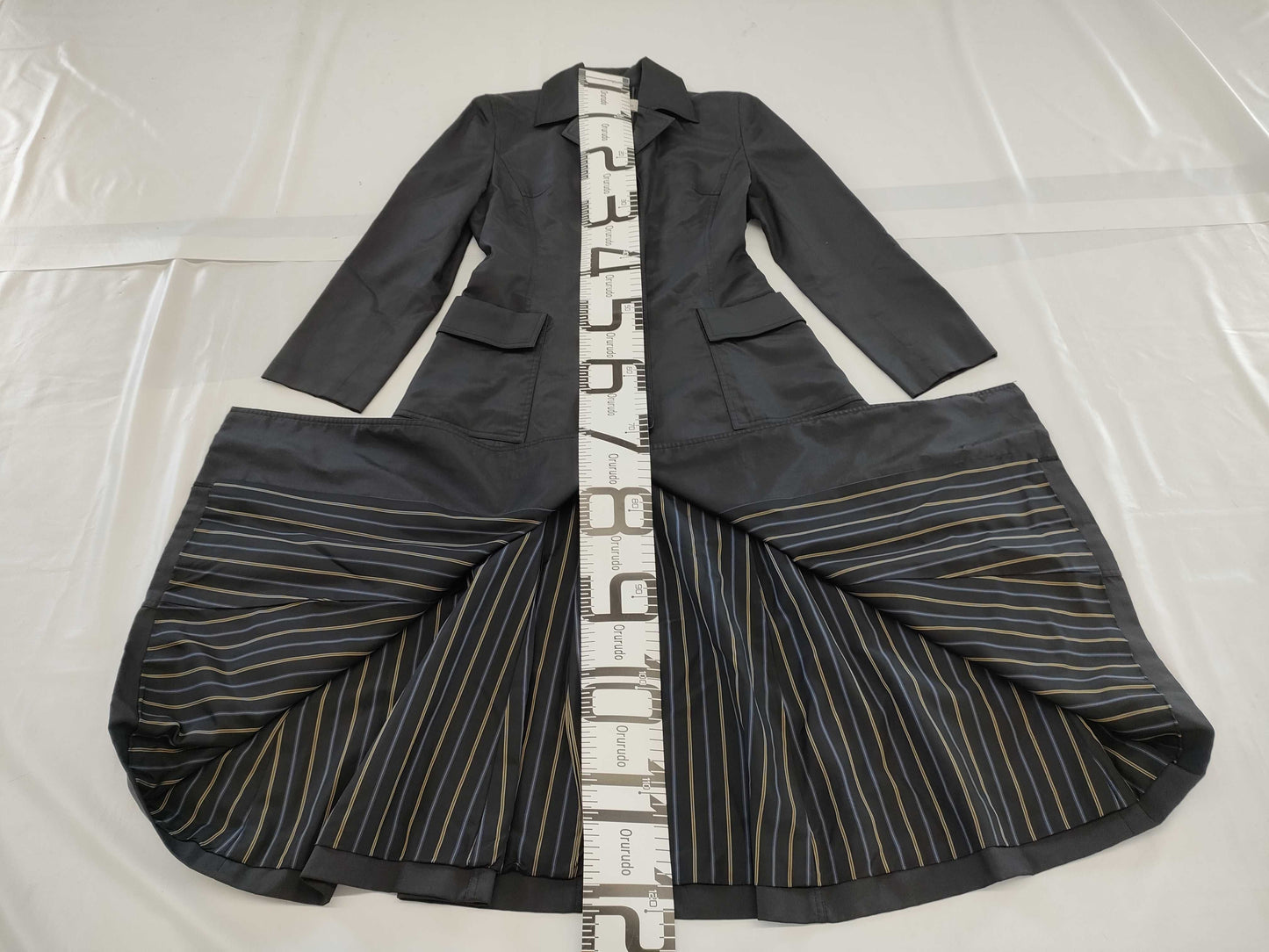 Dior Silk Flared Long Coat