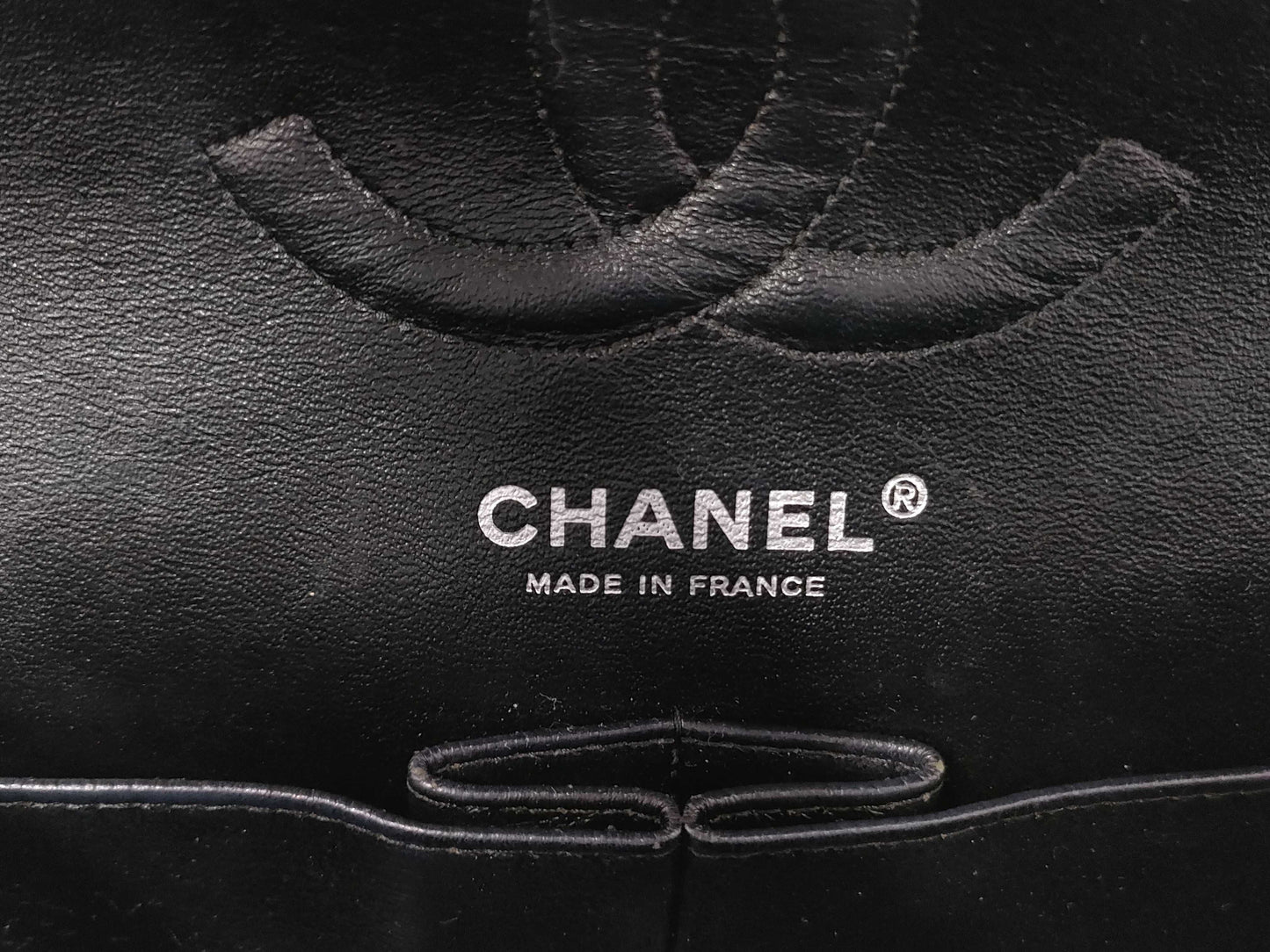 CHANEL Caviar Mato Double Flap Shoulder Bag