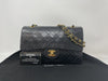 CHANEL CHANEL Shoulder Bag Matelasse Double Flap Black Shoulder Bag