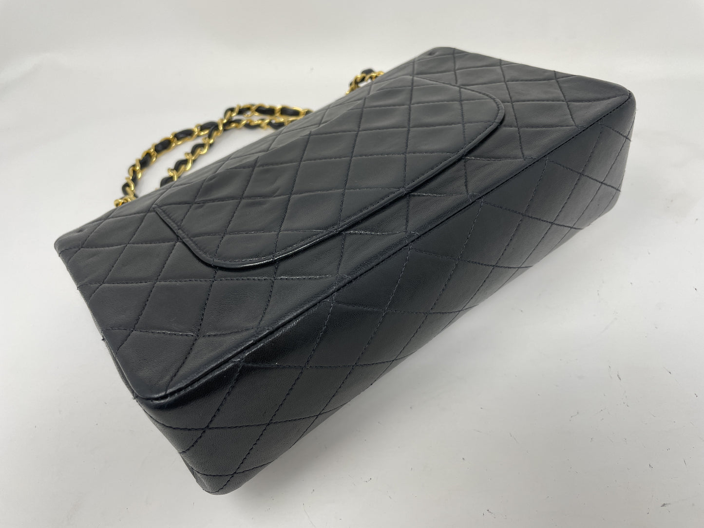 CHANEL CHANEL Shoulder Bag Matelasse Double Flap Black Shoulder Bag