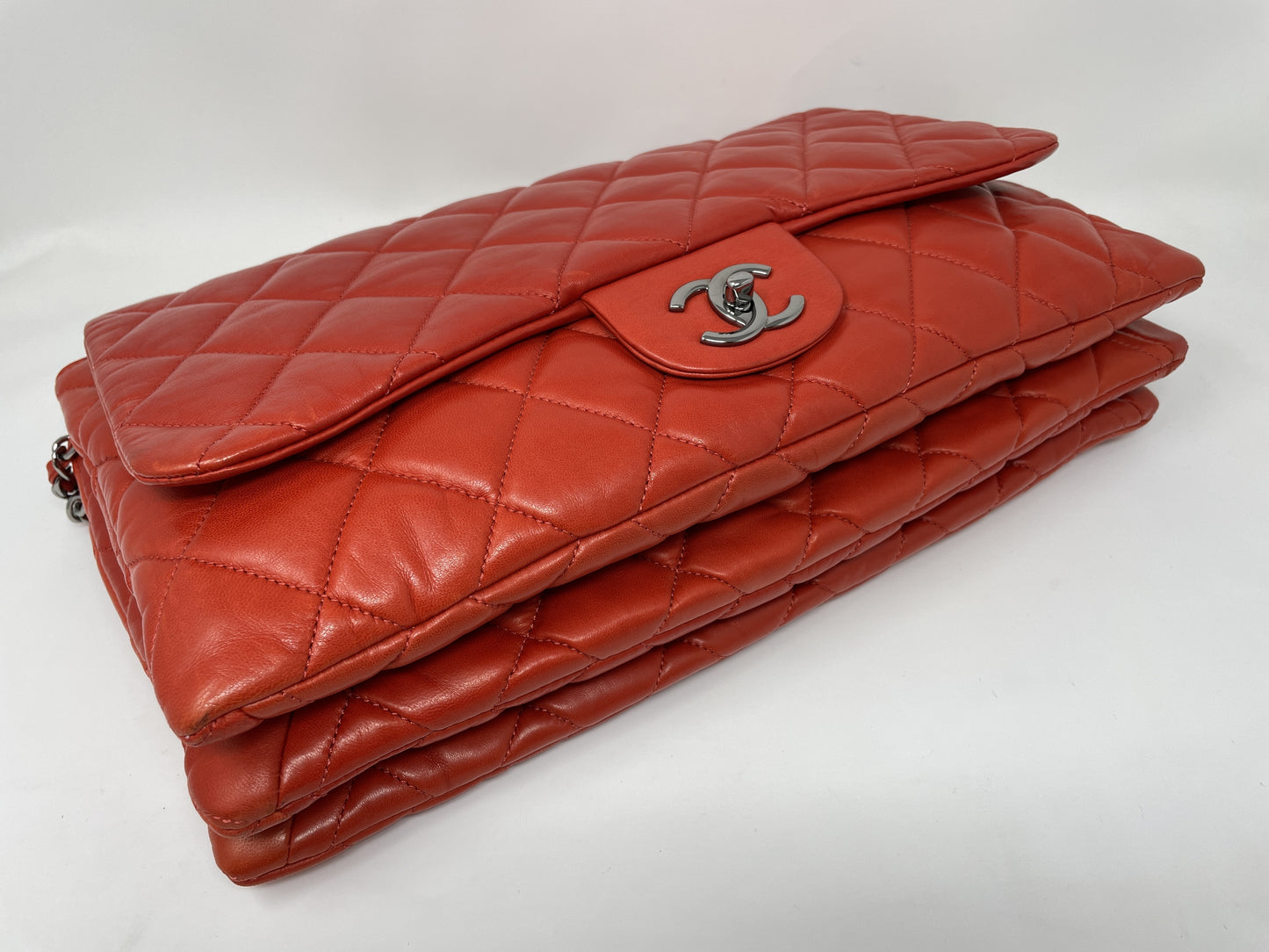 CHANEL CHANEL Shoulder Bag Matelasse Red Shoulder Bag