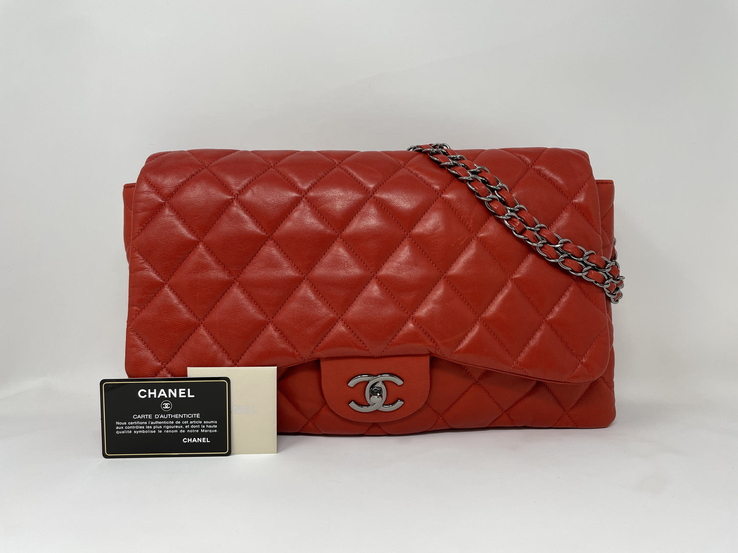 CHANEL CHANEL Shoulder Bag Matelasse Red Shoulder Bag