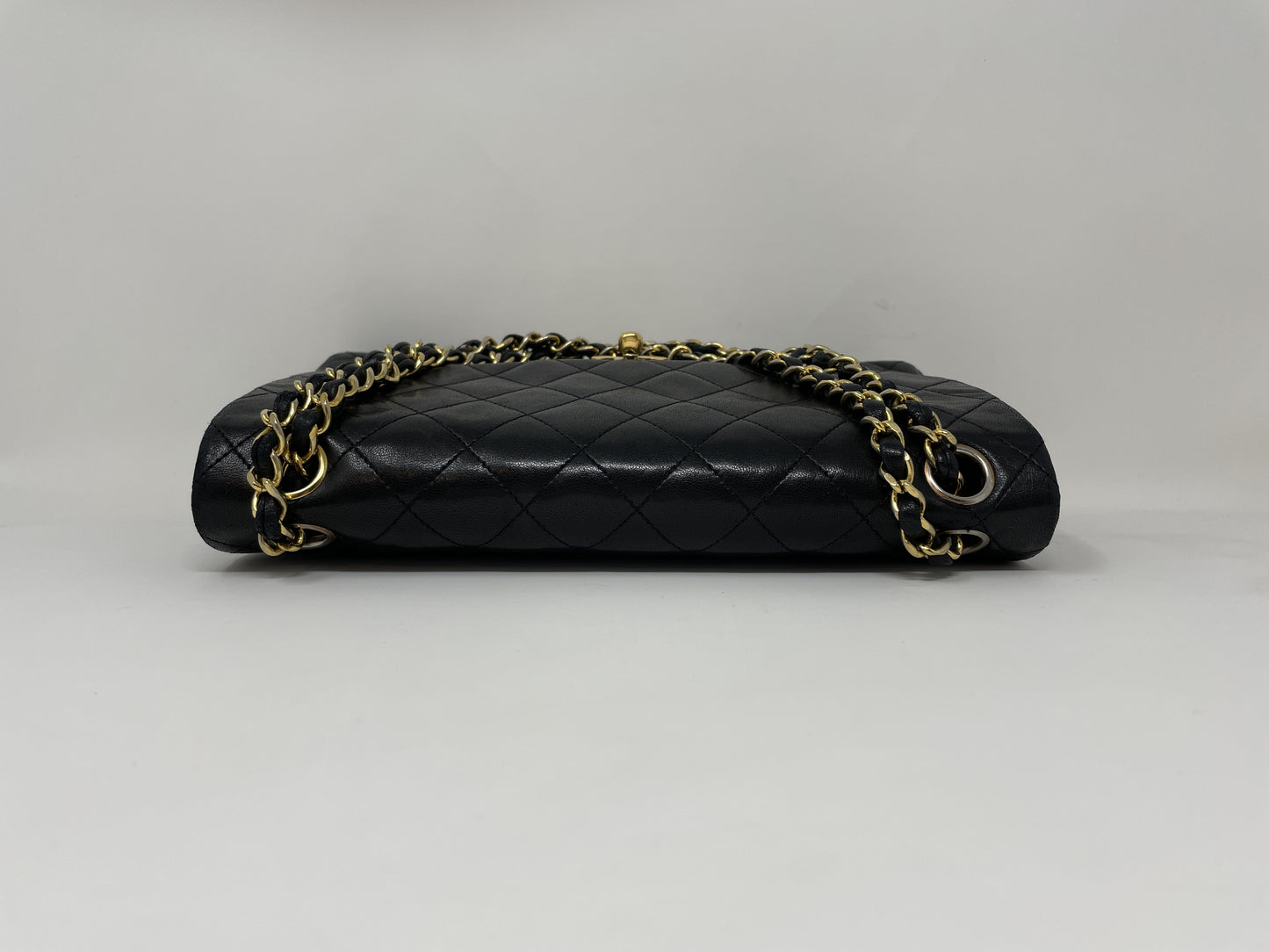 CHANEL CHANEL Matelasse Double Flap Shoulder Bag Black Shoulder Bag