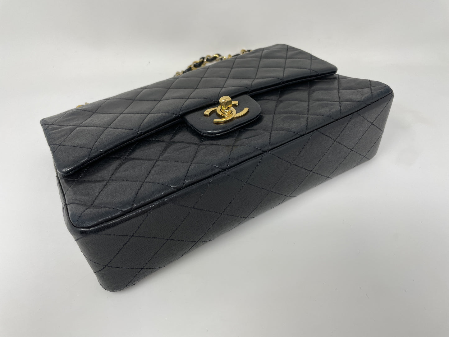 CHANEL CHANEL Matelasse Double Flap Shoulder Bag Black Shoulder Bag