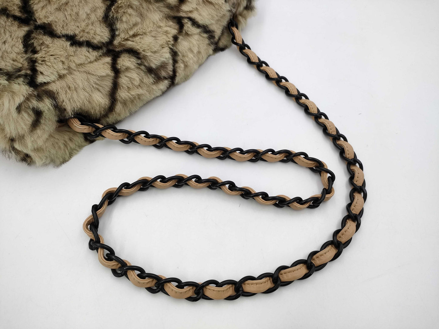 CHANEL Chanel Fur Matelasse Shoulder Bag