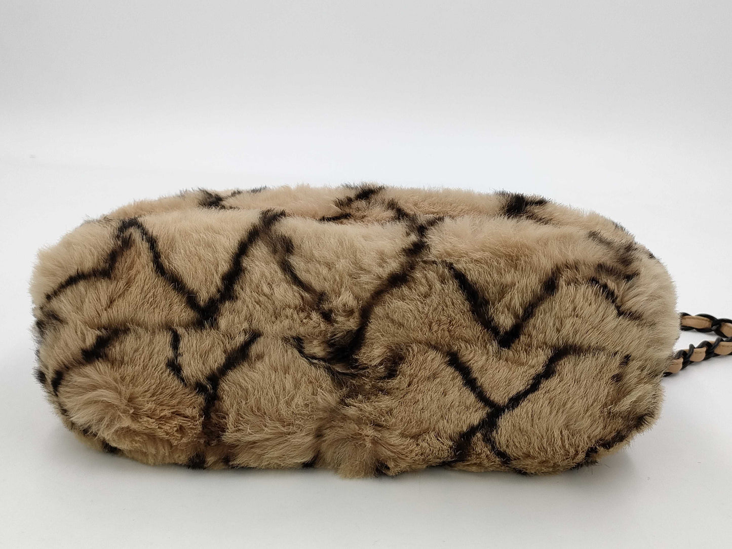 CHANEL Chanel Fur Matelasse Shoulder Bag