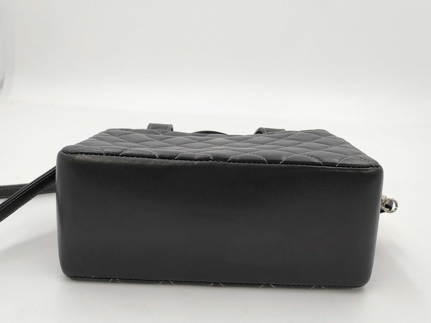CHANEL Deka Coco Mark 2-way Handbag
