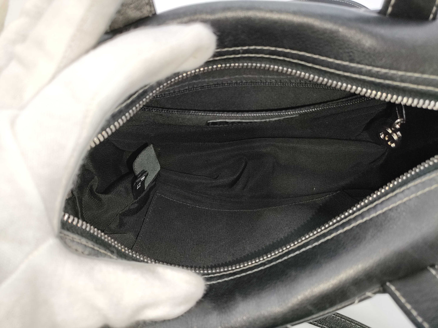 CHANEL Deka Coco Mark 2-way Handbag