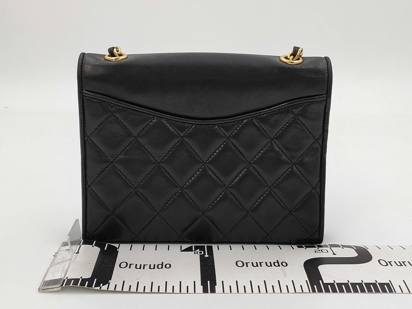 CHANEL Lamb Matelasse Coco Mark Shoulder Bag