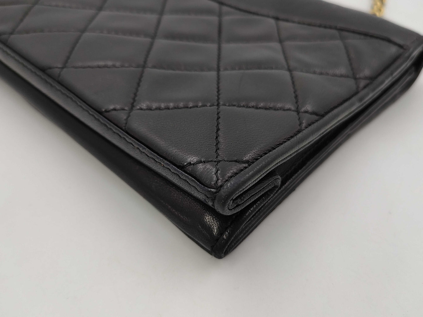 CHANEL Lamb Matelasse Coco Mark Shoulder Bag