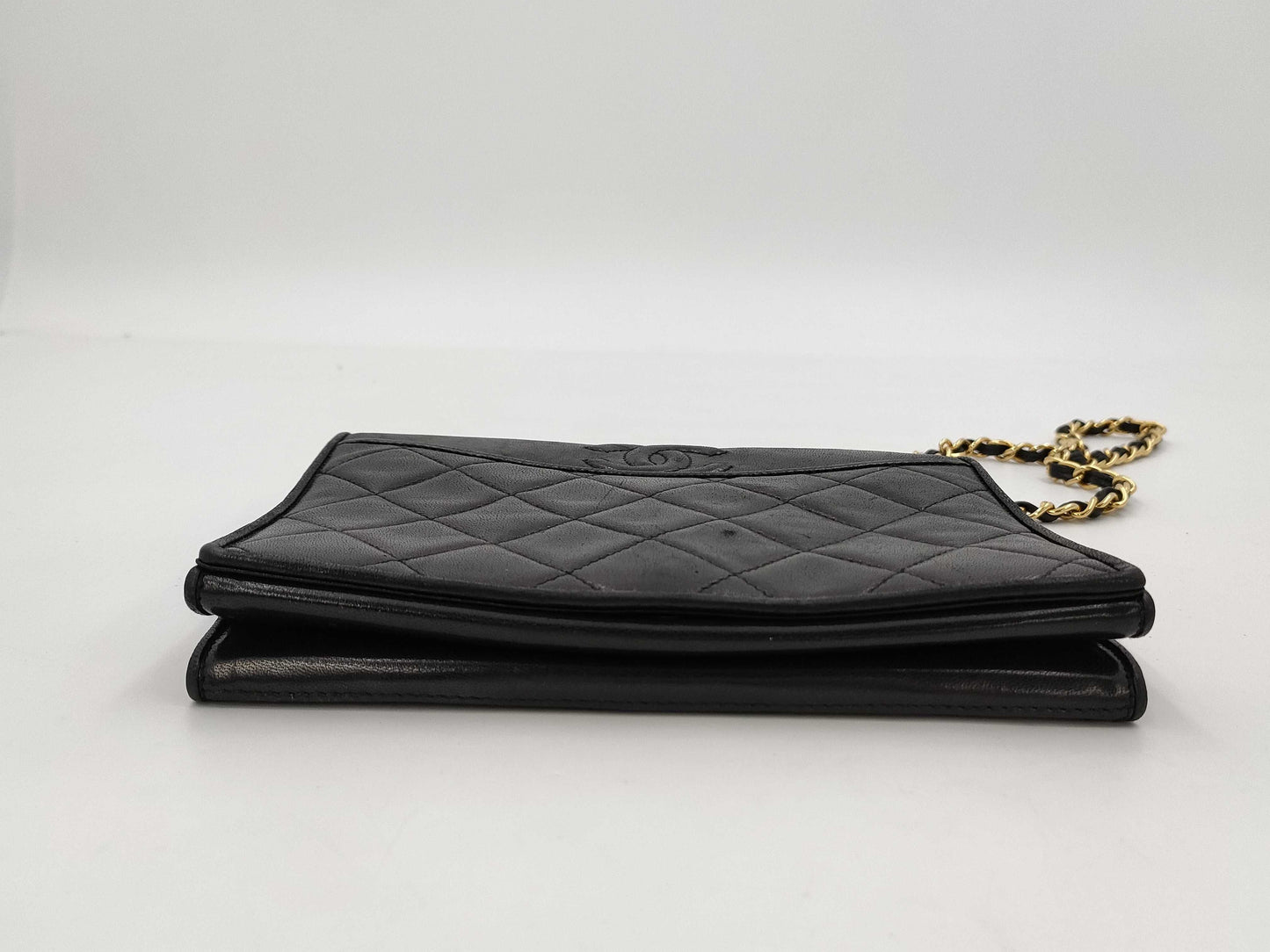 CHANEL Lamb Matelasse Coco Mark Shoulder Bag