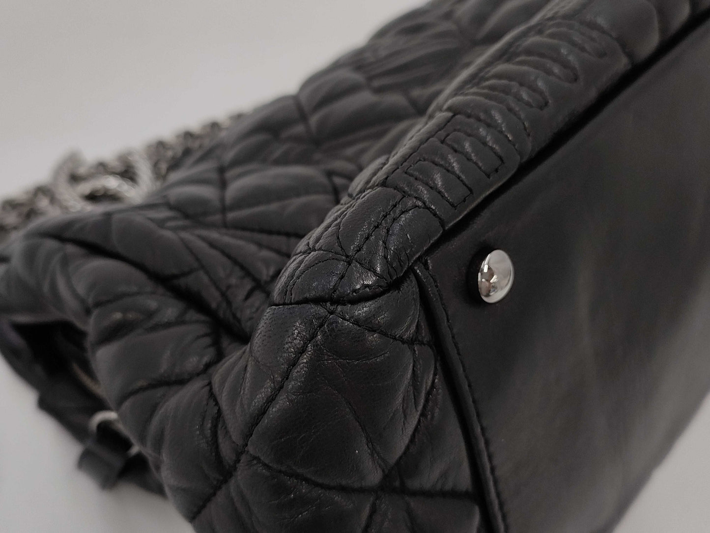 CHANEL Paris Moscow Line Lambskin Handbag