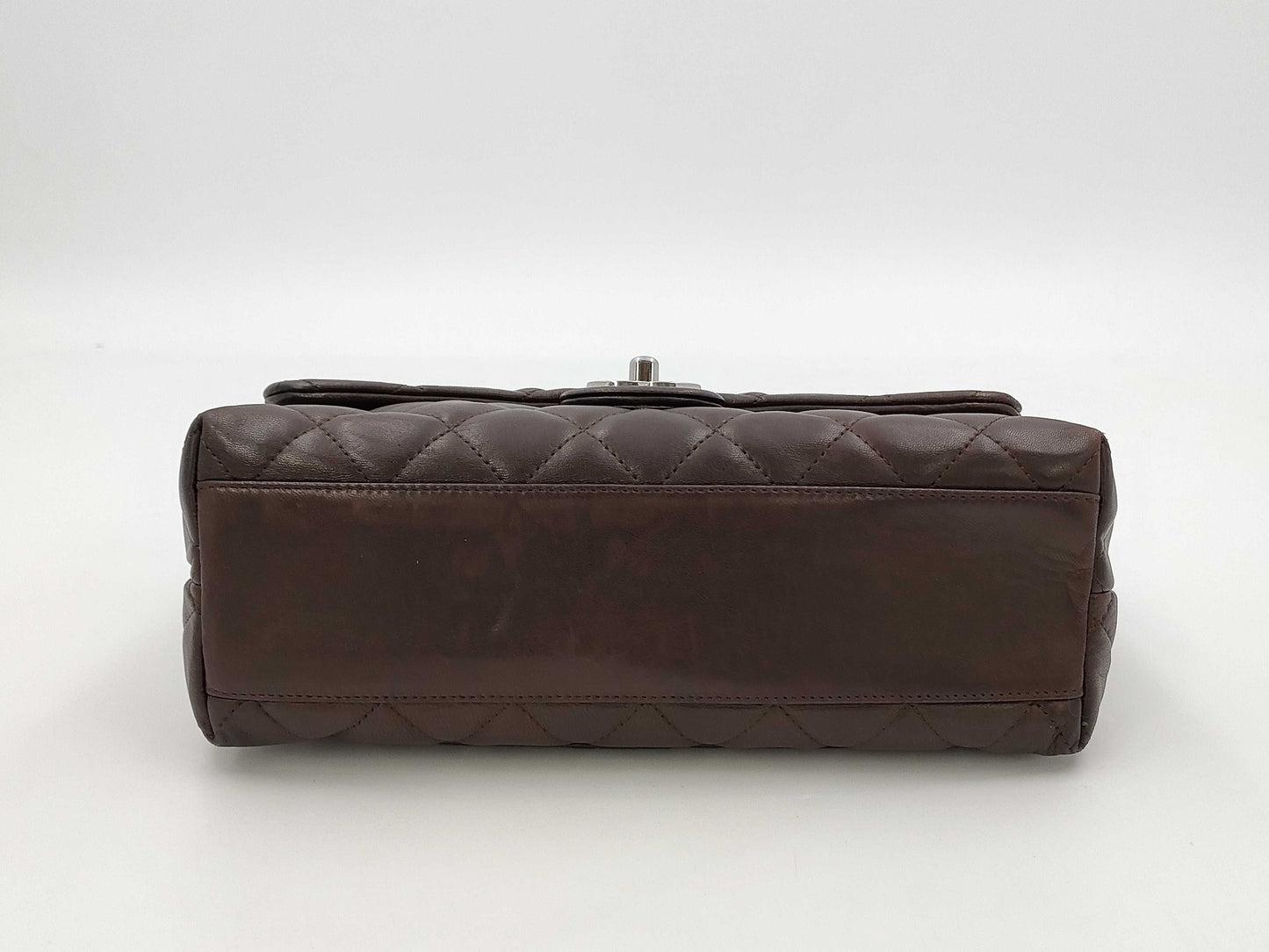 CHANEL Brown Lambskin Handbag