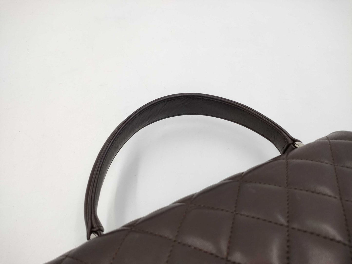 CHANEL Brown Lambskin Handbag