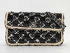 CHANEL Tweed Patent Shoulder Bag