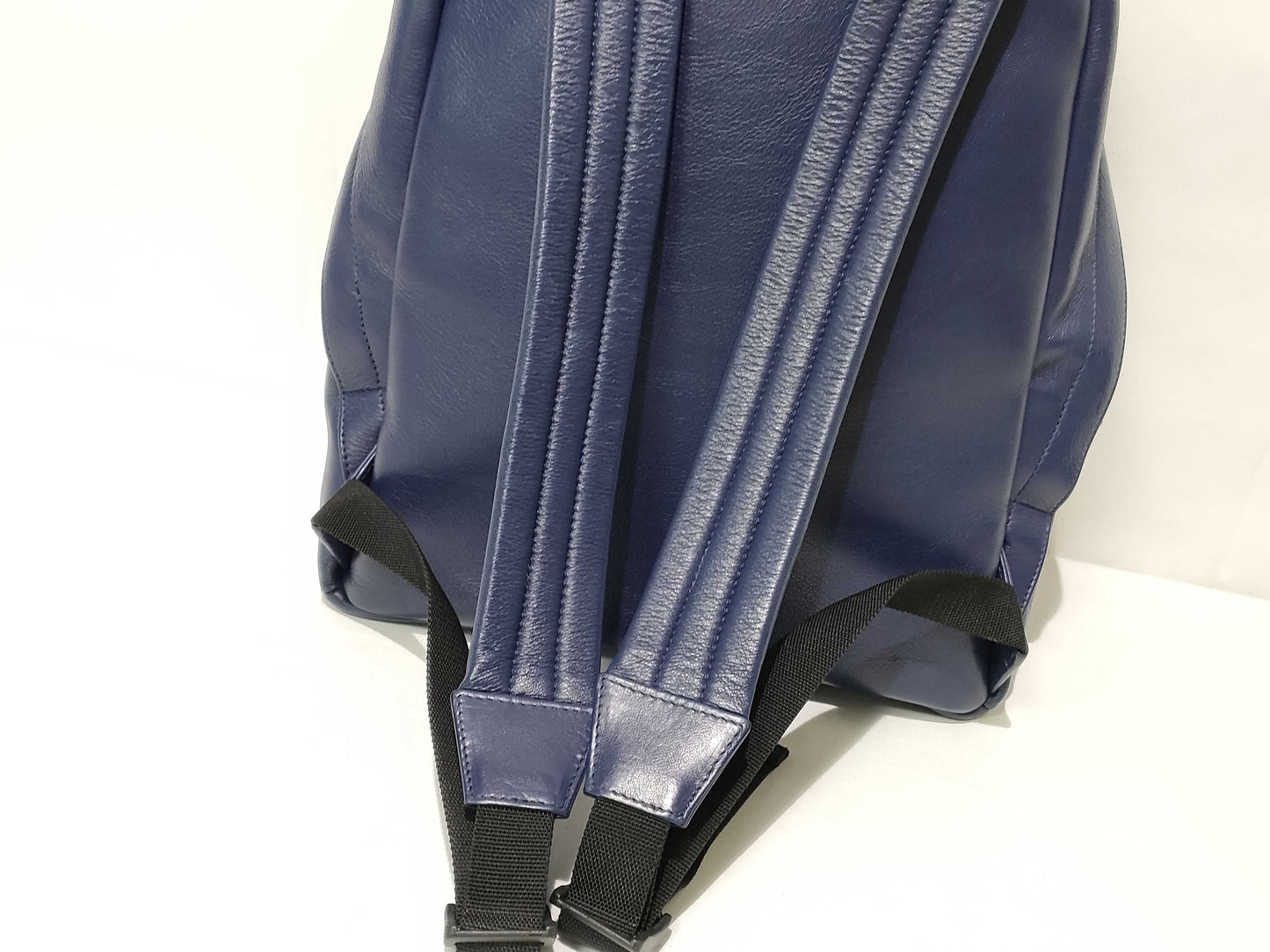 BALENCIAGA Everyday Leather Navy Backpack