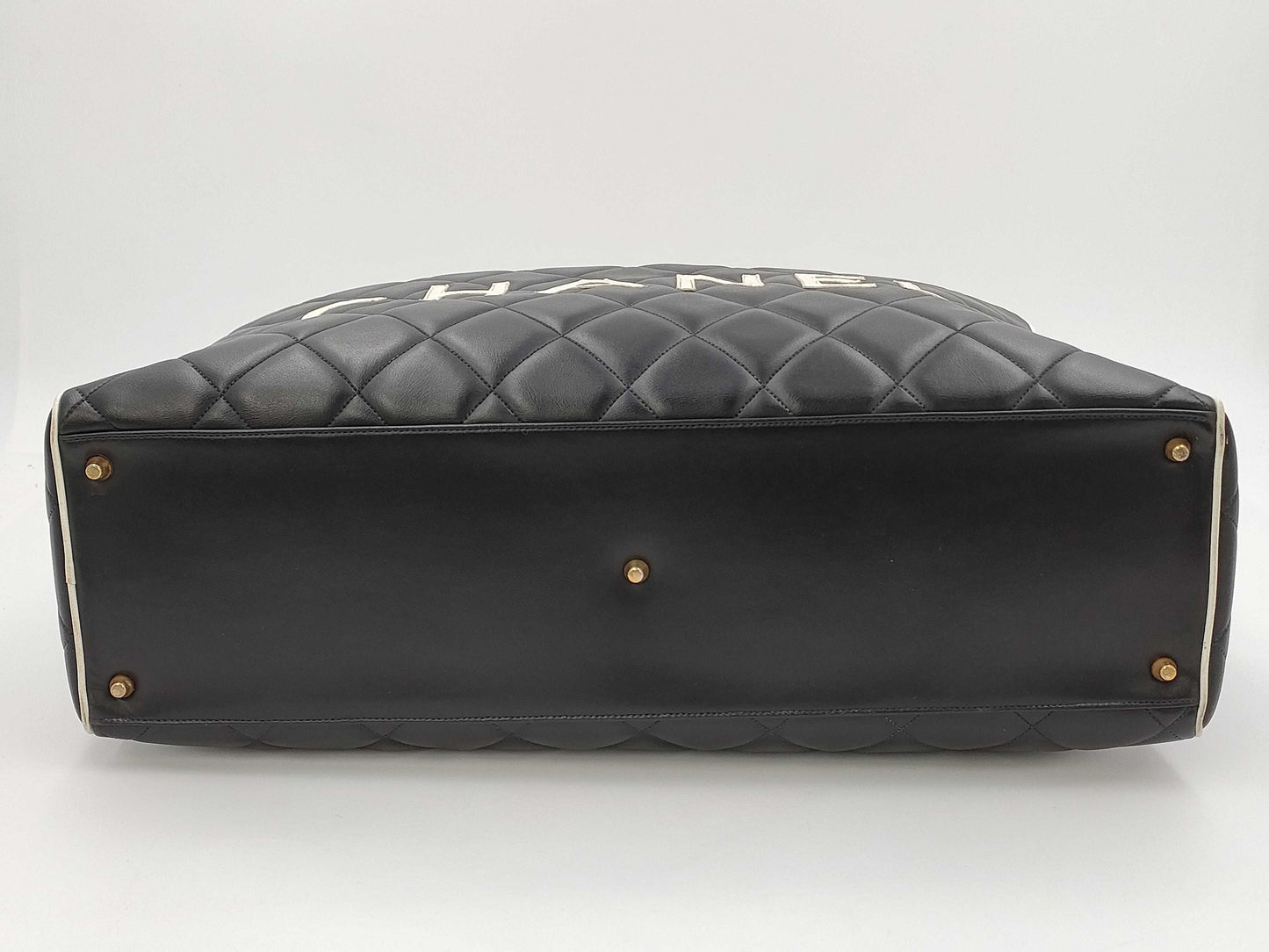CHANEL Matelasse Lambskin Boston Bag with Seal, No. 3 Boston Bag