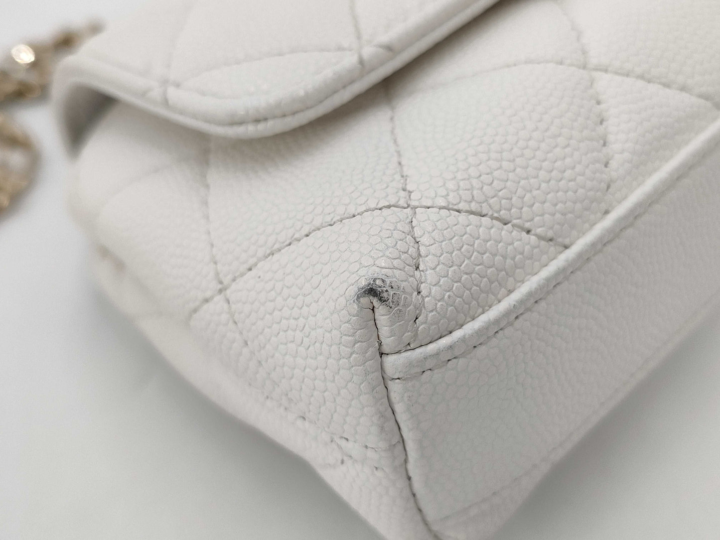 CHANEL Coco Handle Micro Caviar Skin 2-Way Shoulder Bag Random Serial Number Shoulder Bag