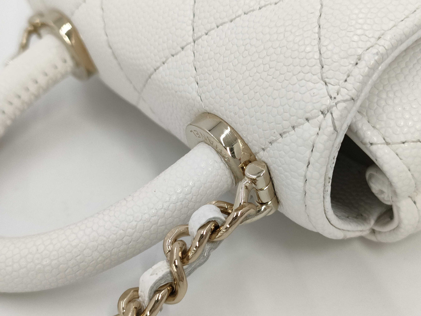 CHANEL Coco Handle Micro Caviar Skin 2-Way Shoulder Bag Random Serial Number Shoulder Bag