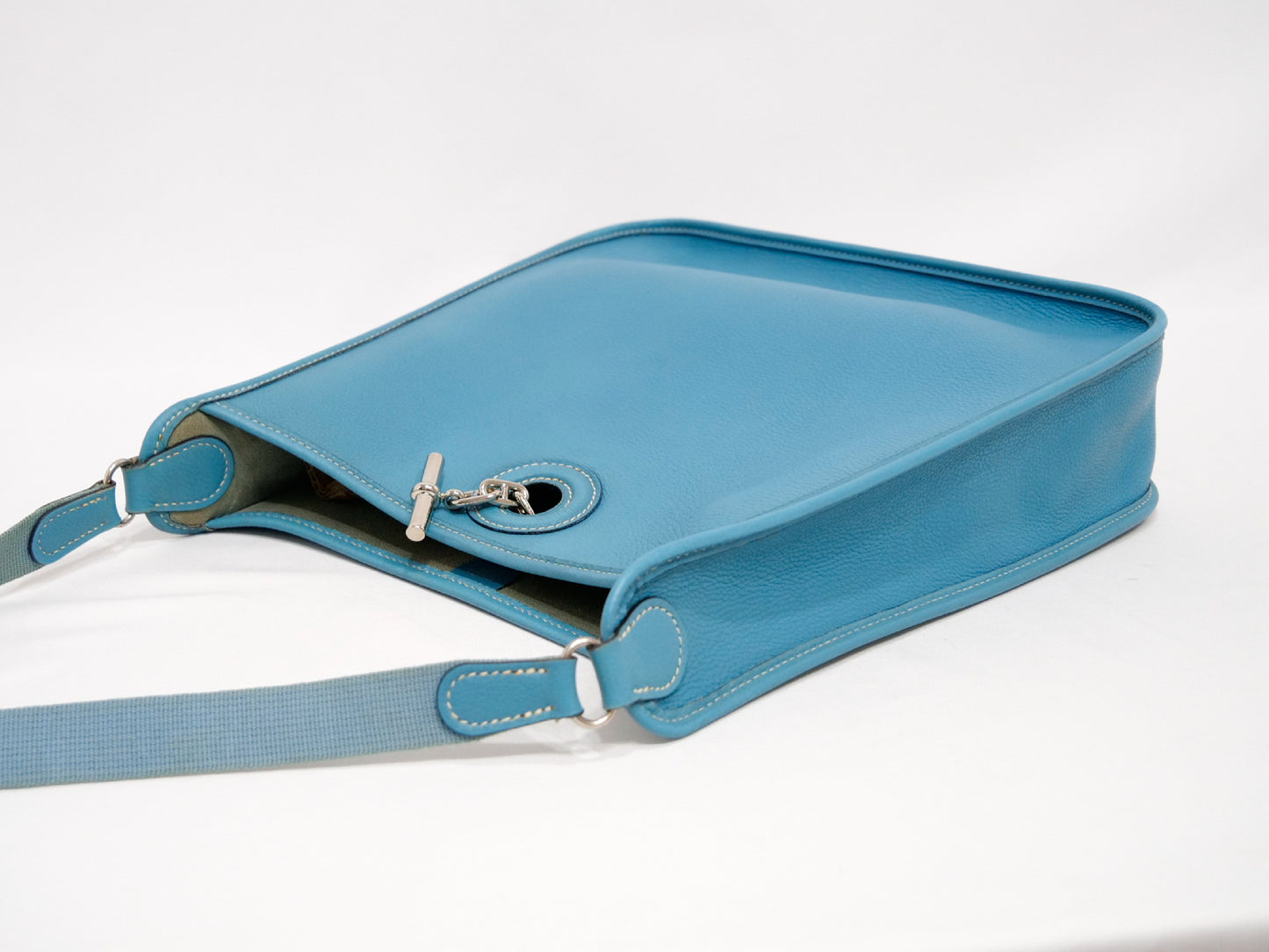 HERMES Vespa Blue Shoulder Bag