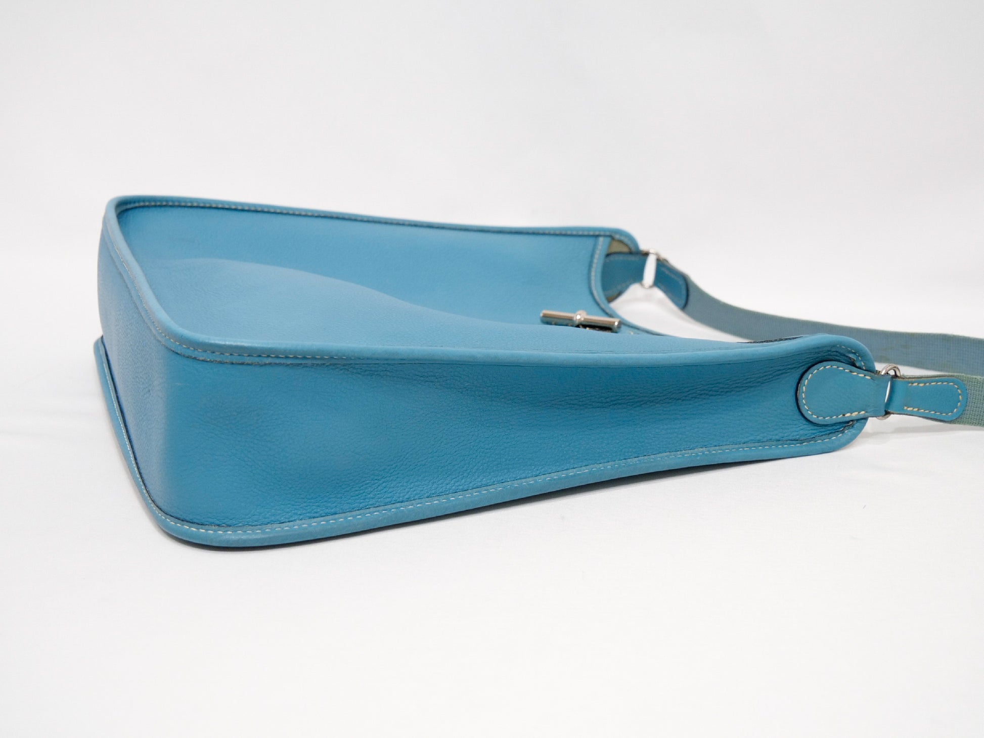 HERMES Vespa Blue Shoulder Bag