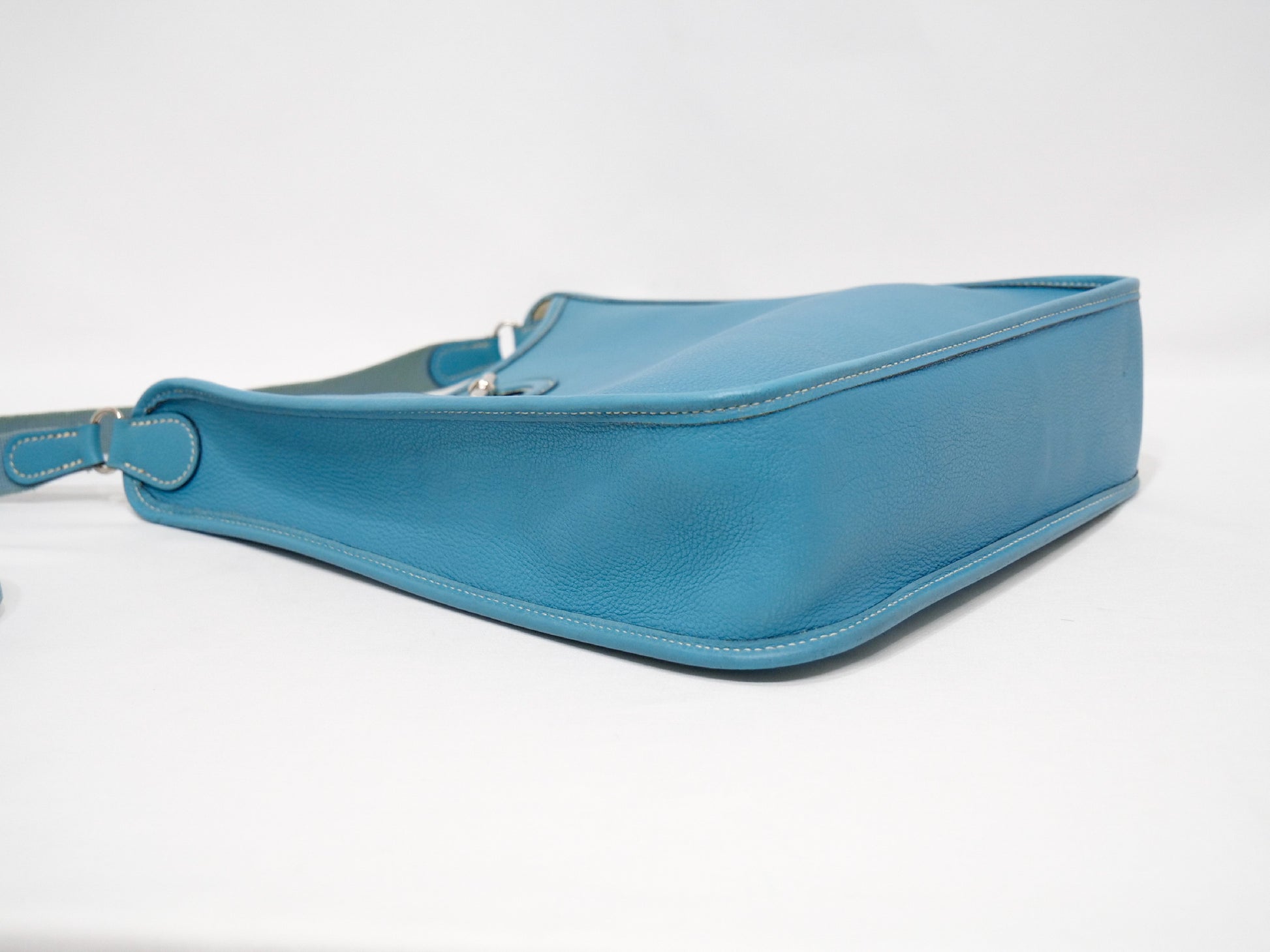 HERMES Vespa Blue Shoulder Bag